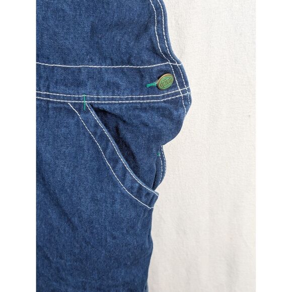 Liberty Overalls with Carpenter Loop Blue Men's Size 48x28 - Picture 3 of 15